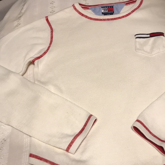Girls Tommy Hilfiger Ivory Sweater - Picture 4 of 14